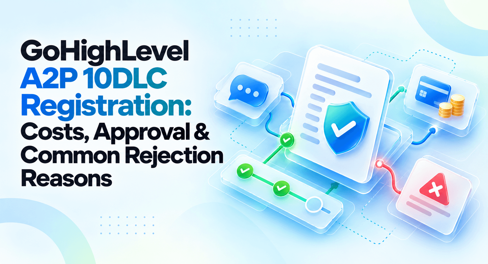 GoHighLevel A2P 10DLC Registration: Costs, Approval & Common Rejection Reasons